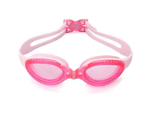 News Best Seller Pink Silicone UV Protect Swimming Glasses Anti fog Swimming Goggles for Girls