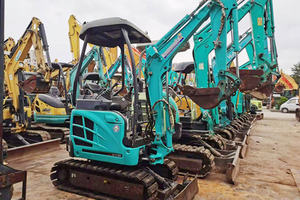 Mini-excavatrice Kobelco SK17 d'occasion fabriquée au Japon - Heures de travail réduites, machines de construction à petite échelle en stock - Product Image 2