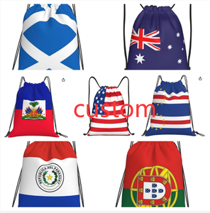Sac à dos à cordon personnalisé avec drapeau national, modèle 2026, pour match de football, 48 pays, réglable, pour le sport et la gym, pour femmes et hommes - Product Image 1