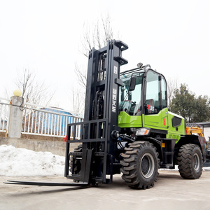 Carretilla elevadora todoterreno de alta elevación más vendida, accesorio de 3,5 toneladas, carretilla elevadora telescópica, 4x4, sitio de construcción, carretilla elevadora para terreno accidentado - Product Image 2
