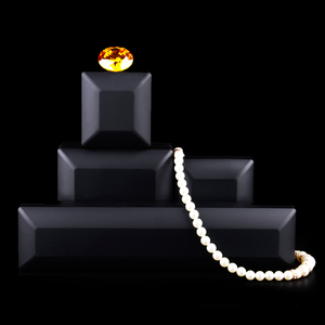 FANXI H001 Custom logo Black <b>Led</b> Jewelry <b>Box</b> Ring Earrings Pendant Necklace <b>Box</b> Jewelry Packaging - Product Image 5