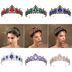 <span class=keywords><strong>Diadème</strong></span> en cristal en gros, couronne de mariage, accessoires de cheveux de princesse, accessoires de cheveux de mariée, grandes diadèmes et couronnes roses pour mariage - Product Image 4