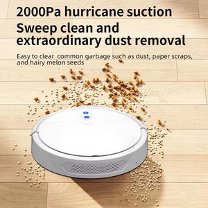 Robot aspirateur et serpillière intelligent OEM GD3-001 avec navigation gyroscopique, aspiration 2000Pa, nettoyage automatique pour poils d'animaux et sols durs - Product Image 3