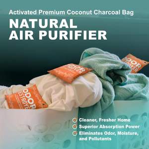 Penghilang bau karbon aktif rumah tangga, penghilang bau kuat untuk lemari, pembersih udara mobil, penghilang asap, bambu lebih baik - Product Image 3