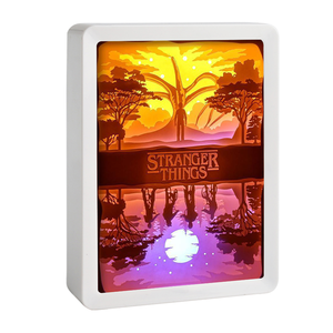 Lámparas de Papel con Diseño 3D de Cuentos Extraños, Arte de Sombra y Luz, Regalos Creativos, Pequeñas Luces Nocturnas, Adornos Decorativos - Product Image 4