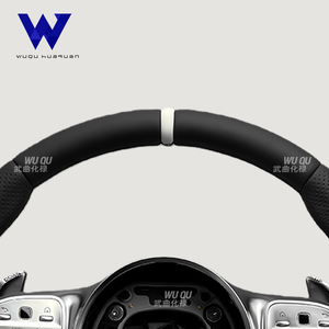 Volante Adatto per Mercedes-AMG Classe A, B, C, E, S W166, W177, <span class=keywords><strong>W205</strong></span>, W213, W212, W218, W222 C63, E63, G63 - Product Image 6