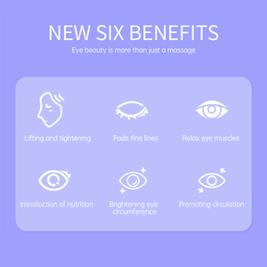 Khuôn mặt đẹp dưới mắt chăm sóc ánh sáng đỏ kính trị liệu thiết bị với Microcurrent để giảm quầng thâm bọng nếp nhăn - Product Image 3