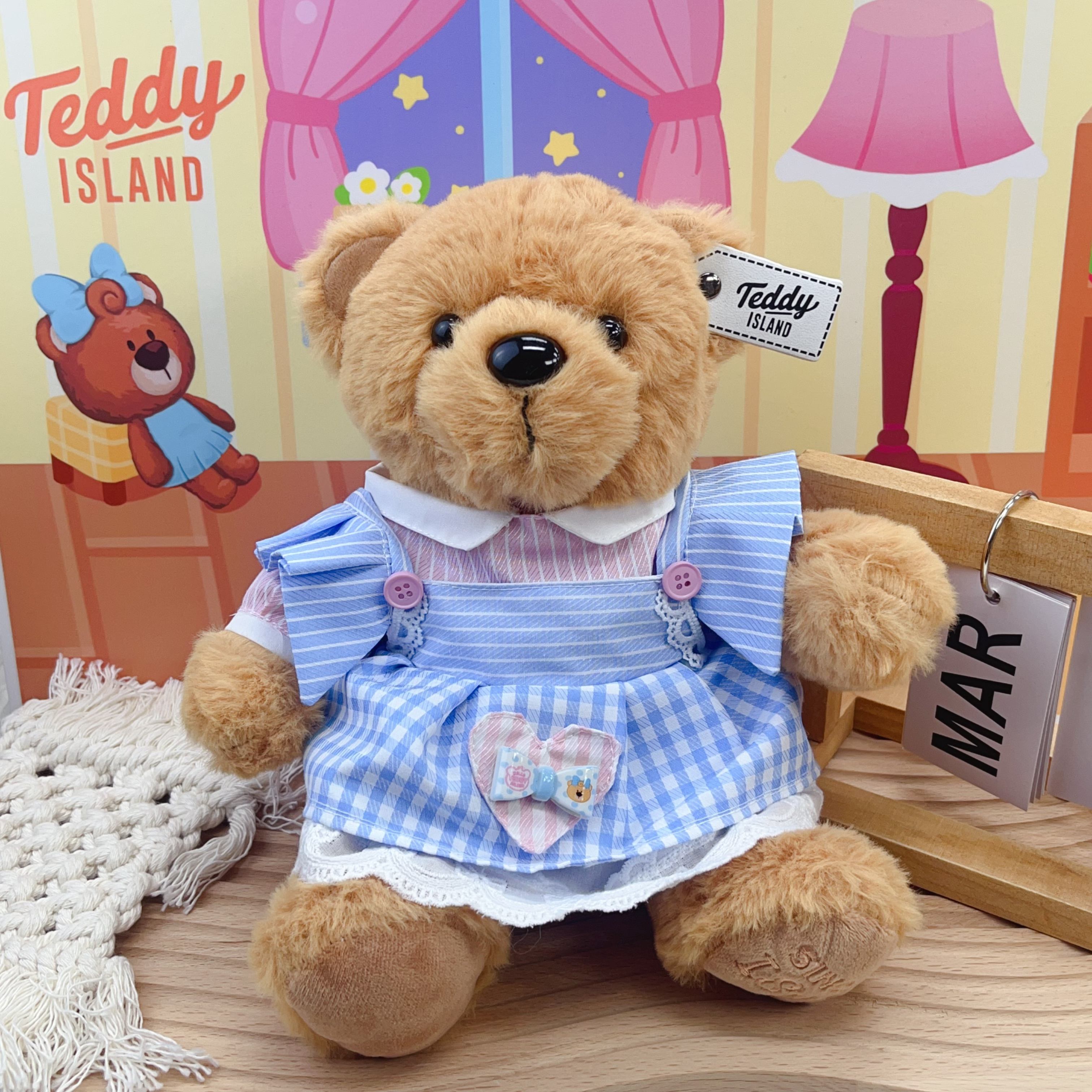 Robe à bretelles bleue