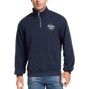 <b>Men's</b> Casual Lightweight Breathable Terry <b>Pullover</b> Hoodie Long Sleeve <b>Jacket</b> Color Spliced Polo Collar Autumn Printed - Product Image 1