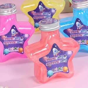 CHENXI Nuevo Slime Personalizado en Botella, Brillante, con Estrellas, Juguetes Educativos, Brillo Metálico, Seguro, No Tóxico, 6 Colores, Paquete a Granel - Product Image 4