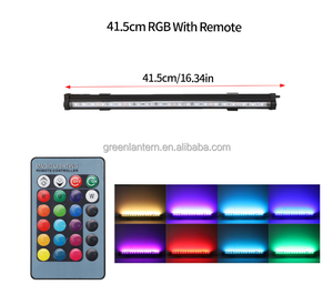 أضواء حوض السمك القابلة للغمر بالتحكم عن بعد RGB، إضاءة قابلة للتعتيم ومقاومة للماء لأحواض الأسماك وأحواض السمك الزجاجية. - Product Image 3