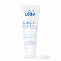 Ensemble de soins de la peau au peptide de cuivre GHK Cu, nettoyant visage, tonique, crème pour le visage, anti-âge, raffermissant, hydratant pour un usage quotidien