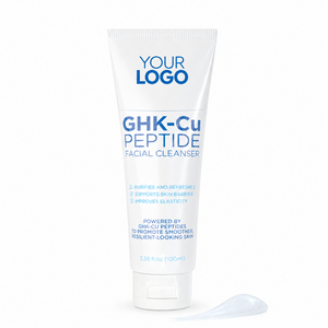 Ensemble de soins de la peau au peptide de cuivre GHK Cu, nettoyant <span class=keywords><strong>visage</strong></span>, tonique, crème <span class=keywords><strong>pour</strong></span> le <span class=keywords><strong>visage</strong></span>, anti-âge, raffermissant, hydratant <span class=keywords><strong>pour</strong></span> un usage quotidien - Product Image 4