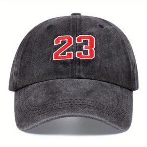 Gorra de béisbol versátil para todas las estaciones con visera de pico de pato, nueva, con letras bordadas 23, característica de tela común - Product Image 6