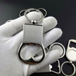 Custom Logo Shape Zinc Alloy Metal Bottle Opener Keychain <b>Creative</b> Promotional <b>Gift</b> Stainless Steel Portable Beer Opener - Product Image 3