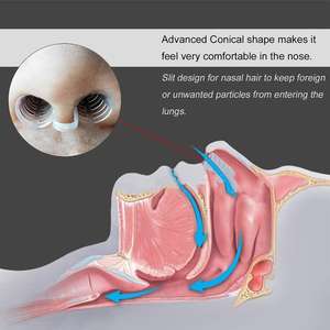 Lot de 8 dispositifs <span class=keywords><strong>anti</strong></span>-ronflement pour le nez, <span class=keywords><strong>anti</strong></span>-ronflement, solution pour prévenir le ronflement, dilatateur <span class=keywords><strong>nasal</strong></span> interne, évents nasaux - Product Image 5