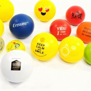 Balle anti-stress en mousse PU personnalisable avec logo – Jouet amusant pour les mains, cadeau promotionnel - Product Image 2
