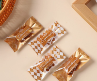Bonbons durs emballés individuellement, enrobés de papier, confiseries sucrées multi-saveurs, mini-bonbons portables pour fêtes et mariages