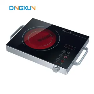 Vente chaude Capteur Tactile Brûleur Unique Radiant Infrarouge Cuisinière Chauffages Concave Infrarouge Cuisinières À Induction Table De Cuisson