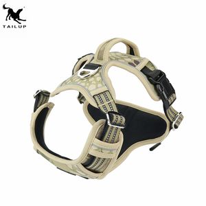 調節可能な引き無し反射パッド入りクイックリリース犬用ベストハーネスソフト垂直ハンドルポリエステル - Product Image 3