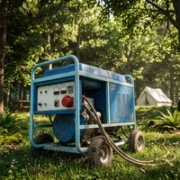 Groupe électrogène diesel Wechai Yuchai pour Sdec, super silencieux, à châssis ouvert, 18 kW, 15 kW, 10 kW, 5 kW, avec ATS et télécommande, tout en cuivre