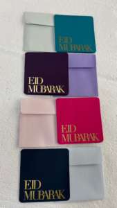Kraft Printed Eid Mubarak Greeting Cards with Wallet Envelopes Premium Festive Paper <b>Stationery</b> for Eid <b>Gifts</b> - Product Image 3