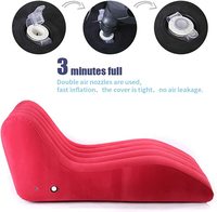 Canapé gonflable Portable pour adultes relaxant chaise longue gonflable oreiller de Camping gonflable canapé d'air PVC Logo personnalisé accepté