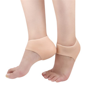 Protectores de talón de gel de silicona para fascitis Plantar, insertos para <span class=keywords><strong>el</strong></span> <span class=keywords><strong>dolor</strong></span> de talón hidratante - Product Image 3