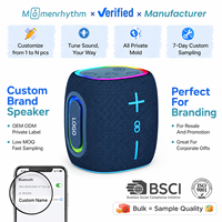Altavoz RGB Portátil Personalizable de Fábrica, Supergraves, TWS, Controles de Botones de Silicona, Regalos Corporativos para Exteriores, Proveedor