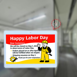 Letrero con Pantalla de Tinta Electrónica Inalámbrica Wifi, Fácil de Leer, Sistema de Reserva de Salas de Reuniones para Oficinas, Etiqueta de Bajo Consumo de Energía para Centros Comerciales - Product Image 1