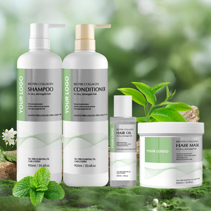 Juego de cuidado del cabello orgánico de etiqueta privada Control de aceite Crema reparadora anticaspa Aceite de esencia de árbol de té Champú Acondicionador <span class=keywords><strong>Mascarilla</strong></span> <span class=keywords><strong>para</strong></span> <span class=keywords><strong>el</strong></span> cabello - Product Image 3