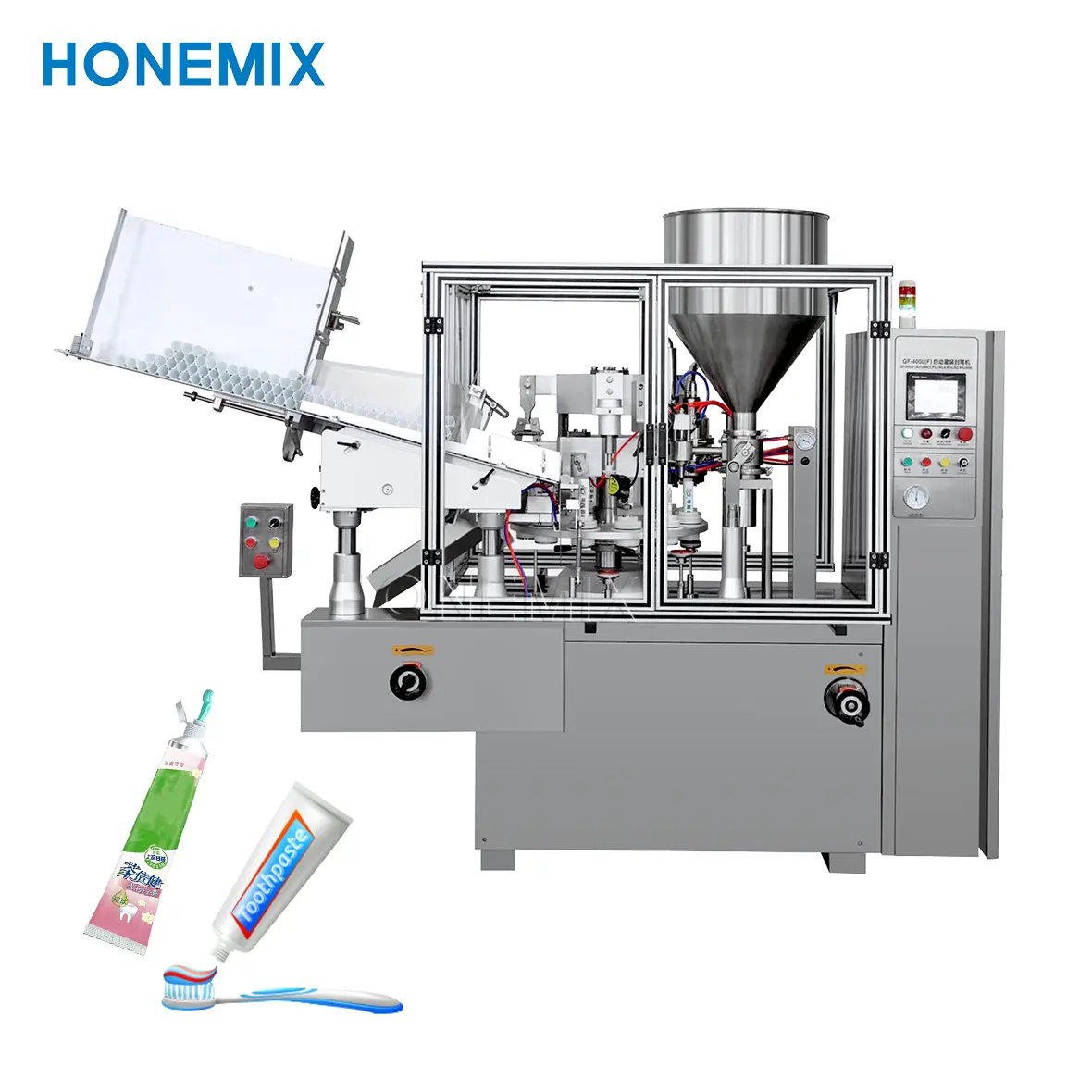 Automatic industrial toothpaste filling machine paint tube filling sealing machine for toothpaste