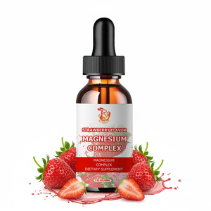 High Potency Healthy Brain Improve Sleep Health Magnesium Complex <b>Liquid</b> Drops with L-Theanine and Zinc Supplement Drops - Product Image 1