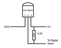Capteurs de température MAXIM DS18B20U personnalisés, petit boîtier, sonde de 4 mm de diamètre, pour la surveillance de la température des salles de machines