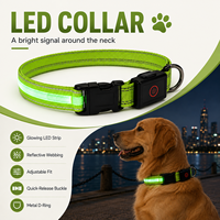 Ensemble d'aventure en plein air Qcool : Harnais, collier et laisse en nylon respirant avec LED – Vente en gros pour animaleries – Kit de promenade pour chien
