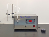 Machine de remplissage semi-automatique verticale à tête unique pour crèmes, liquides, jus en bouteille et vernis à ongles