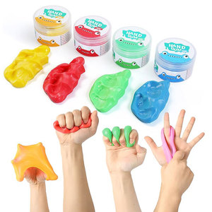 Pâte à modeler thérapeutique pour enfants et adultes – Lot de 4 intensités – Exercice des mains résistantes – Soulagement du stress – Kit en argile polymère et plastique - Product Image 1