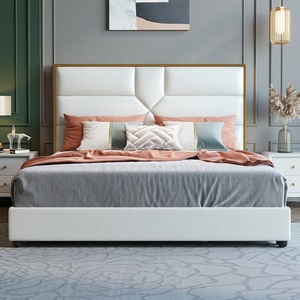 Home Bedroom Furniture Modern Style <strong>Bed</strong> <strong>Set</strong> <strong>Full</strong> Size with Storage Wholesale Price Comfortable Leather king Size <strong>Bed</strong> <strong>for</strong> Adult - Product Image 2
