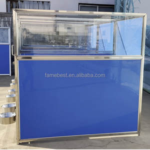 Paslanmaz çelik 304 Kennels yükseltilmiş köpek kulübesi cam kapi - Product Image 6