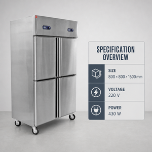 Commercial Refrigerated <b>Work</b> <b>Table</b> 1500mm 1800mm 220V Undercounter Refrigerator for Restaurant Hotel Catering Kitchen - Product Image 2