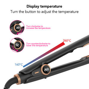 مكواة شعر كهربائية احترافية بالكيراتين لعام 2025، مكواة مسطحة هزازة لتمليس الشعر المستهدف - Product Image 3