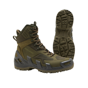 Bottes tactiques pour hommes en nubuck artificiel respirant et durable, à tige haute, couleur olive, antidérapantes, pour la chasse, directement de l'usine - Product Image 1