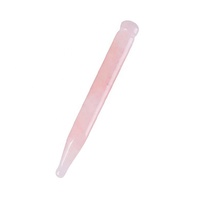 Jade Gua Sha Corps Acupoint Masseur Sonde Rose Quartz Eye Beauté Outil Point De Pression Stylo Cristal Bâton De Massage Baguette D'acupression