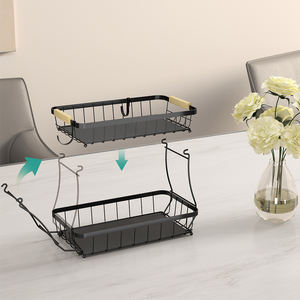 Canasta de Alambre Rectangular Metálica Desmontable, Moderna y Ecológica, Soporte de Cocina para Encimera, para Almacenamiento de Pan, Frutas y Verduras - Product Image 4