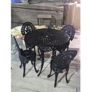 Conjunto de Muebles de Jardín Modernos de Metal, Resistentes al Agua, para Patio, Comedor, de Aluminio Fundido - Product Image 2