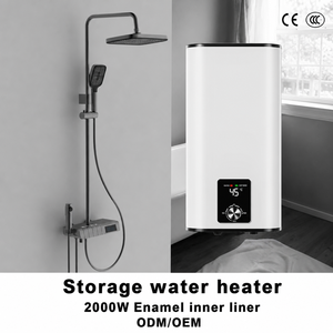 Chauffe-<span class=keywords><strong>eau</strong></span> électrique mural 50L 80L 100L 2000W avec affichage numérique <span class=keywords><strong>pour</strong></span> salle de bain et cuisine - Product Image 1