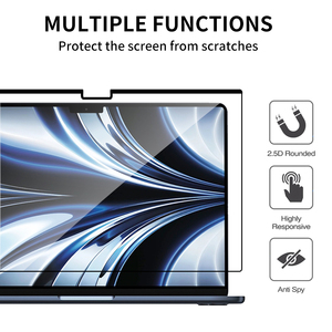 Protection d'écran magnétique anti-espion pour Apple MacBook M2 15,3 pouces, <span class=keywords><strong>film</strong></span> de protection d'écran anti-espion - Product Image 2