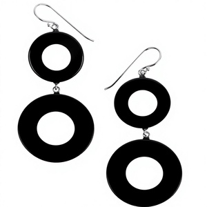 New Fine Resin Drop <b>Earrings</b> Fancy Design <b>Black</b> White Beaded Square Bohemia Stylish Women's Jewelry Wedding Parties for Woman - Product Image 6