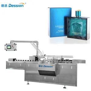 High Speed Automatic Perfume Bottle Cartoning Machine Small Perfume Box Packing Machine Perfume Bottle Carton Packing Machine