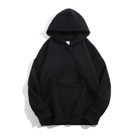 Sudadera con Capucha Unisex de Invierno, Gruesa, Forrada de Felpa, con Bolsillos, Suave y Cómoda, de Color Sólido, Corte Holgado, 430G